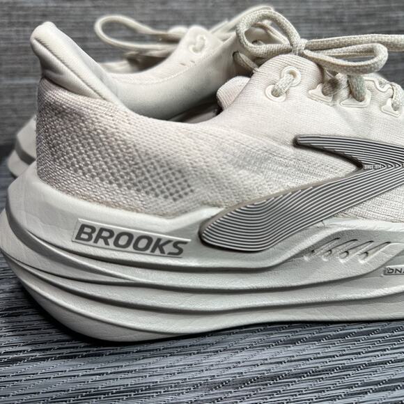 Brooks Womens Glycerin Max 1204361B208 Beige Running Shoes Sneakers Size 7.5 - Picture 10 of 16